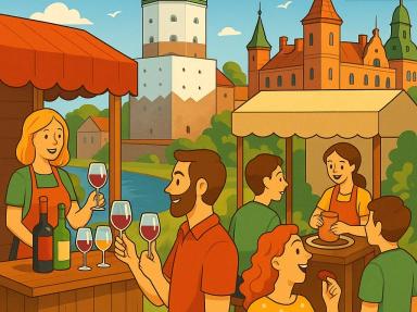 Яркий день в Выборге: замок, мастер-класс и дегустации